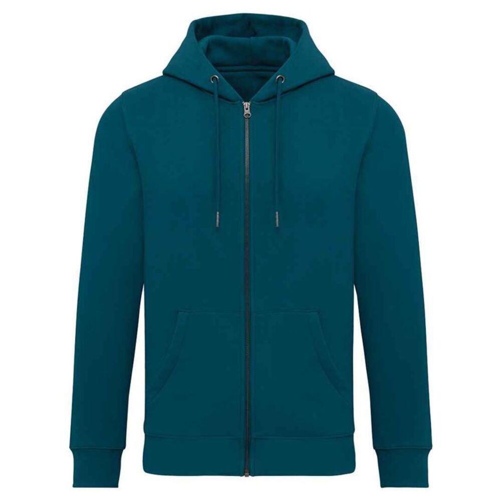 Native Spirit Unisex Adult Full Zip Hoodie / Peacock Green